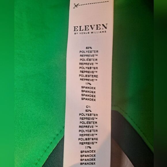 Eleven By Venus Williams Walk The Line Tank Island Green NWT Size Small - Picture 6 of 8